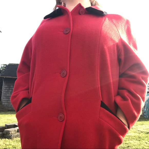 Vintage Herman Kay Winter Time 100% Wool Pea Coat - Picture 4 of 12